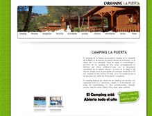 Tablet Screenshot of campinglapuerta.com